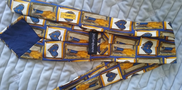 Yves Saint Laurent Silk men's tie - Picture 2 of 5